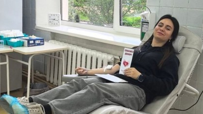 «Одна капля человечности»: члены отраслевого профсоюза в Барановичах сдали кровь ко Всемирному дню донора